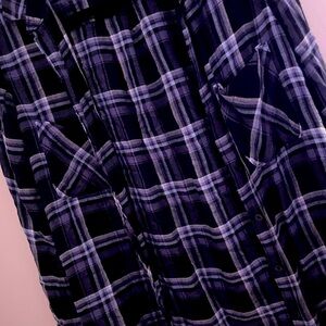 Bella Dahl women’s Plaid Button-Up Shirt